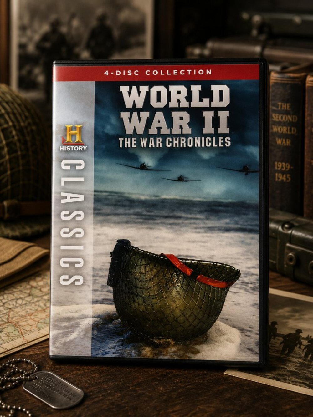 World War II The War Chronicles (4-DVD Set, Region 1) Very Good condition!